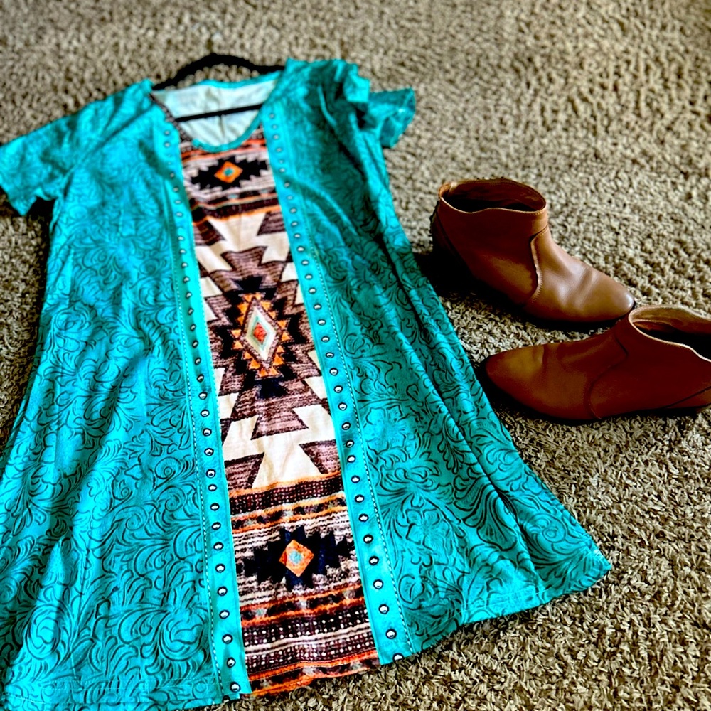 Southwest print dress